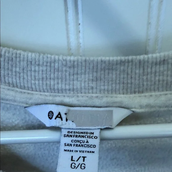 Light tan Long Sleeve Sweatshirt Athleta - Picture 2 of 3